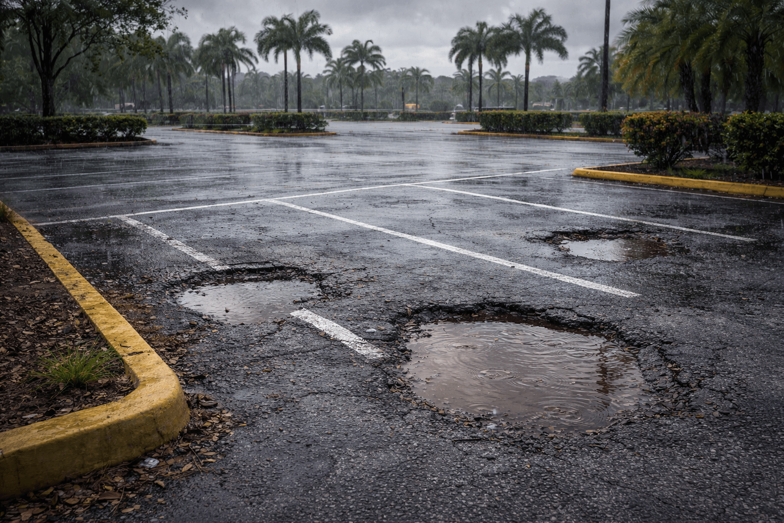 Parking Lot Maintenance services in St. Lucie County, Florida